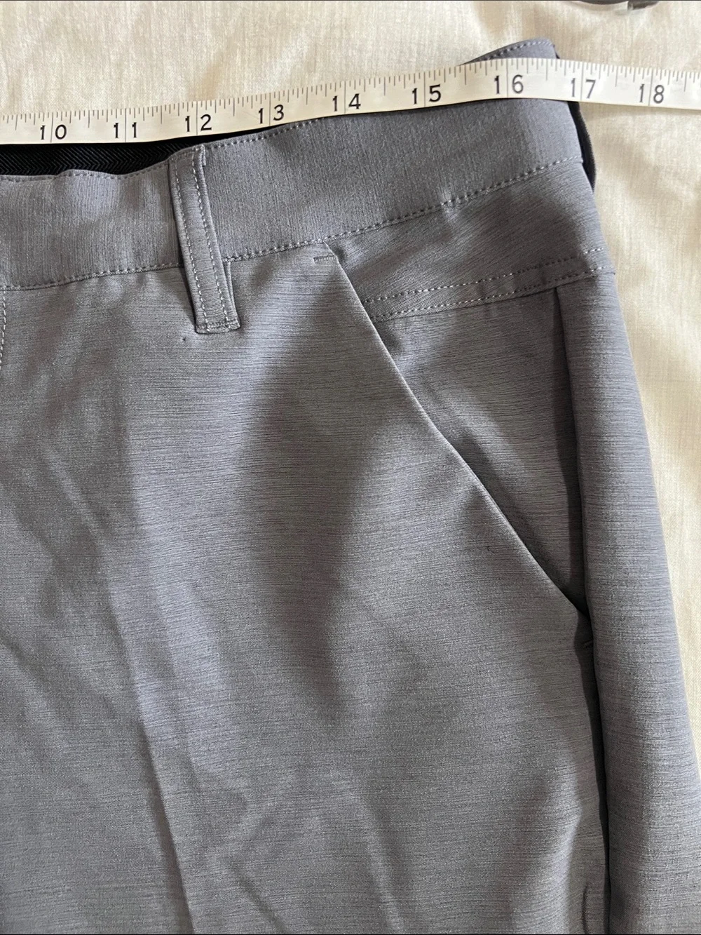 BYLT Pants Mens 34x31 Gray Kinetic 2.0 Slim Stretch Chino Casual Golf Travel - Picture 9 of 10